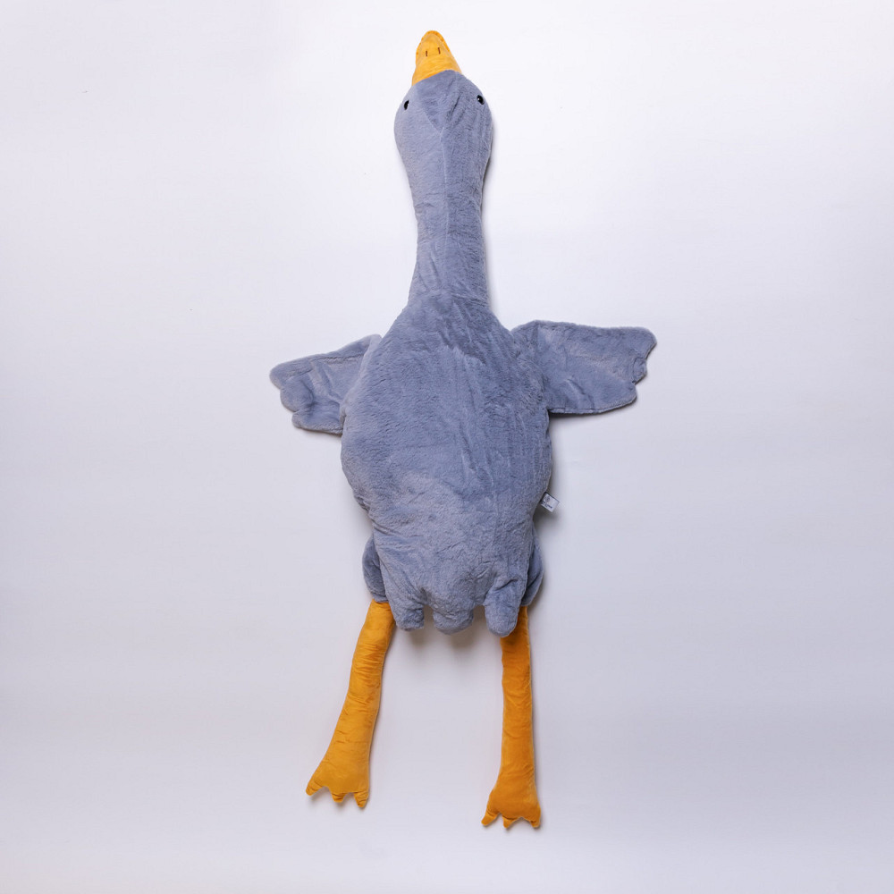 Мягкая игрушка-подушка с пледом внутри Гусь-обнимусь 135 (см) игрушка плед 3 в 1 детский плюшевый плед Серый 520-6G SBR Киев - изображение 1