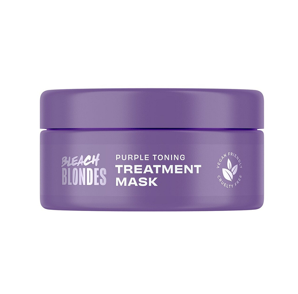 Маска від жовтизни освітленого волосся Bleach Blondes Purple Toning Treatment Mask Lee Stafford 200 мл Київ - фото 1