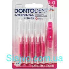 Міжзубні щітки мікро DONTODENT (ISO-Gr. 0), 6 St (Німеччина) DONTODENT Interdental Sticks micro fein Львов - изображение 1