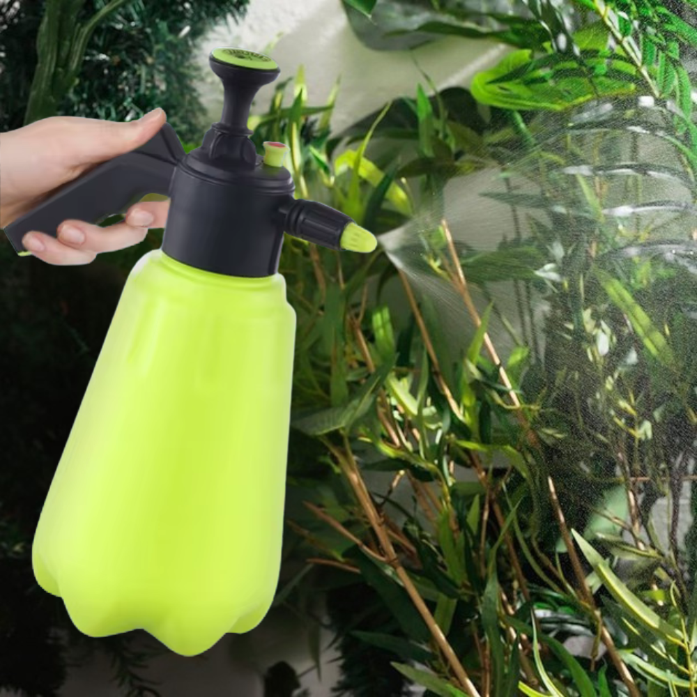 Ручной опрыскиватель для сада и огорода пневматический садовый,пластиковый,жёлтый на 2 литра Каменец-Подольский - изображение 6