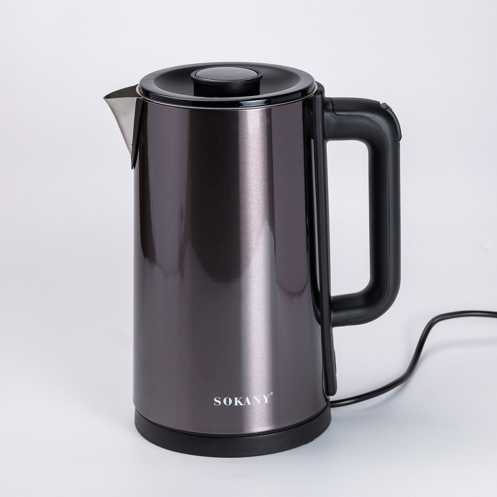 Електрочайник Sokany 3 літри Сірий SK-09018G Коломыя - изображение 2