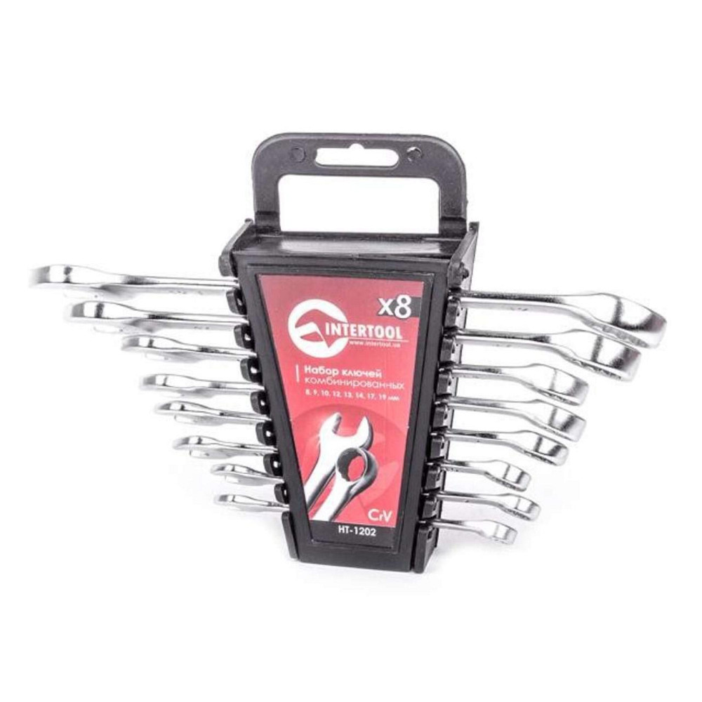 Набор ключей комбинированных 8 шт., 8-19 мм CrV Мукачево - изображение 1