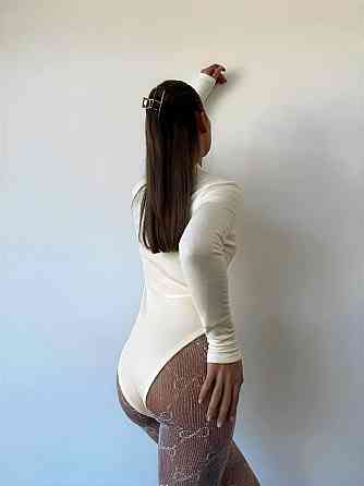 Женский теплый базовый боди на молнии джерси на флисе Молочный, 46/48 Одесса