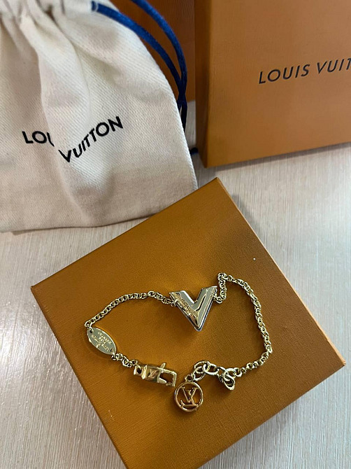 Луї Віттон браслет / Louis Vuitton браслет покриття срібло та золото Одеса - фото 6