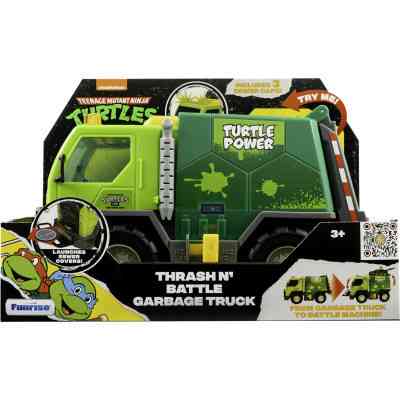 Игровой набор Funrise TMNT Черепашки-Ниндзя классические Боевой мусоровоз со светом и звуком (71045) Винница