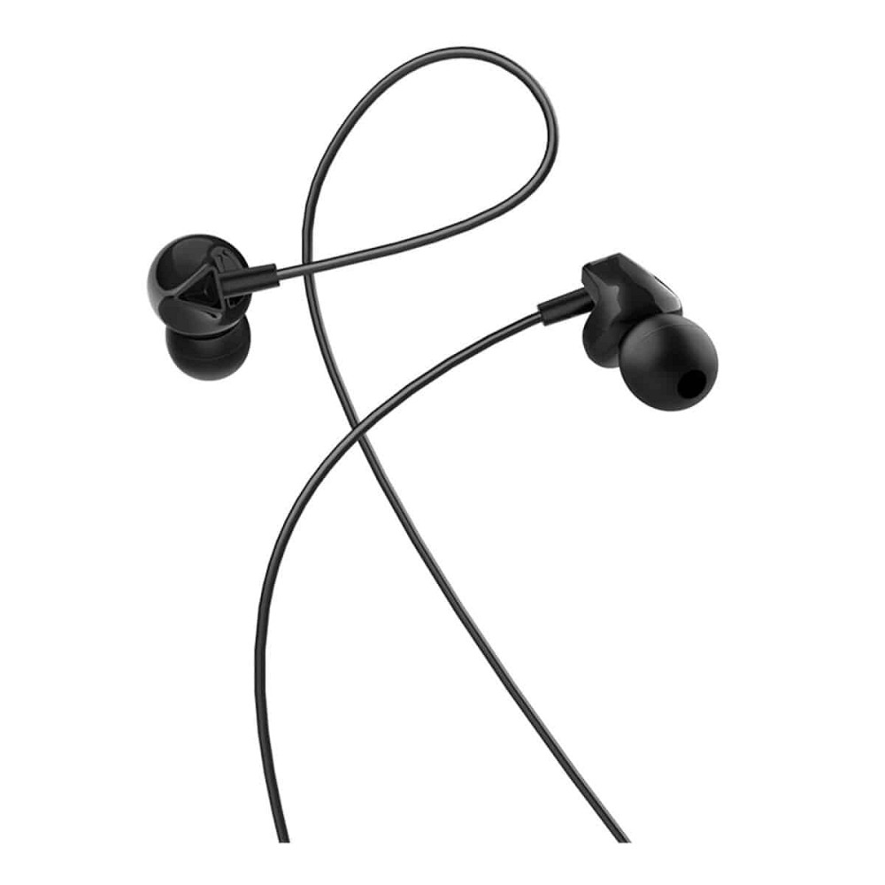 Навушники HOCO M60 Perfect sound universal earphones with mic Black Київ - фото 2