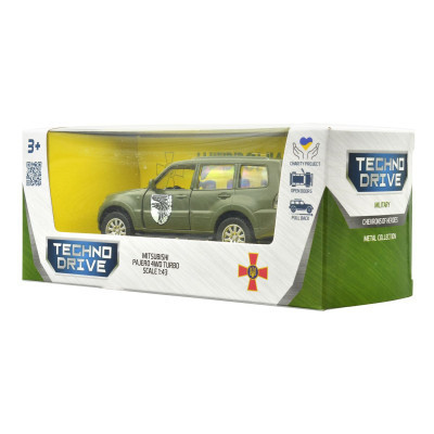 Машина Techno Drive Автомодель серии Шевроны Героев - Mitsubishi Pajero 4WD Tubro - 93 ОМБр (250283M) Винница - изображение 11