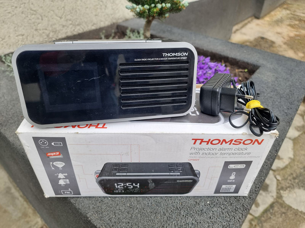 Настільний цифровий проекційний годинник з радіо МР3 Thomson CP300T ( Б клас) Луцк - изображение 1