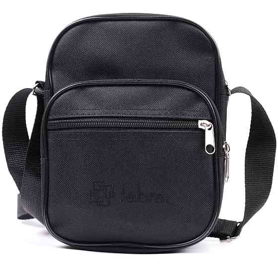Мужская компактная сумка на плечо из качественного полиэстера FABRA 22578 Черный Киев