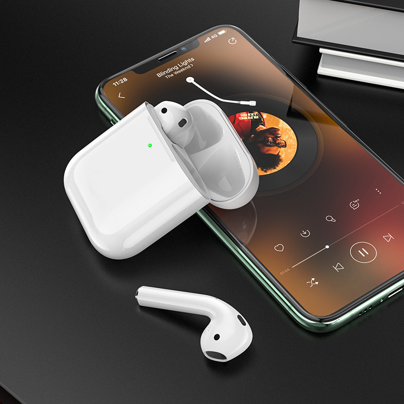 Беспроводные наушники BOROFONE BW89 белые Киев - изображение 11