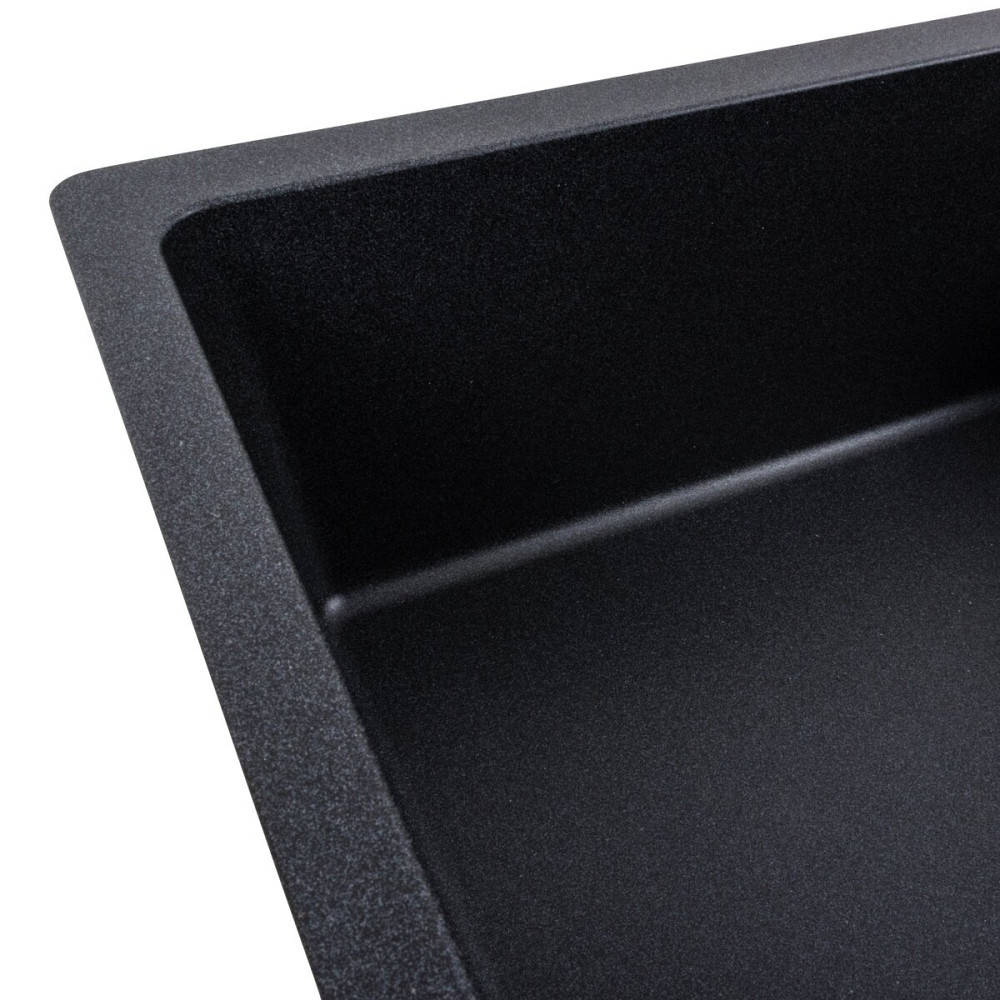 VALESO Гранітна мийка для кухні VALESO 7850 ROMA матовий Карбон Коломия - фото 3