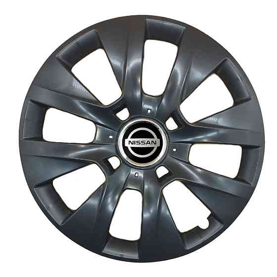 Автомобильные модельные колпаки R14 SJS Nissan 225 4шт, черные Винница