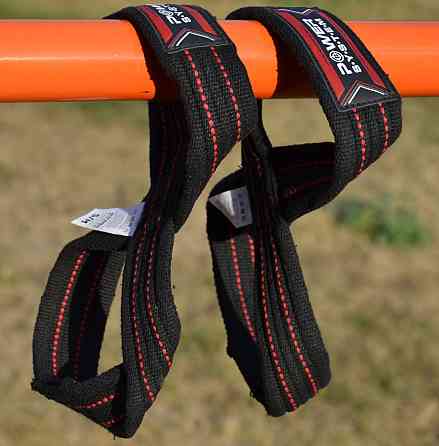 Лямки для тяги (вісмірка) Power System PS-3405 Figure 8 Black/Red S/M Кам'янське