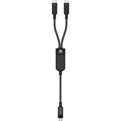 Дата кабель USB 2.0 USB-C 2in1 0.8m + sub 0.4m, 100W, C5-11 Acefast (6974316280149) Винница - изображение 1