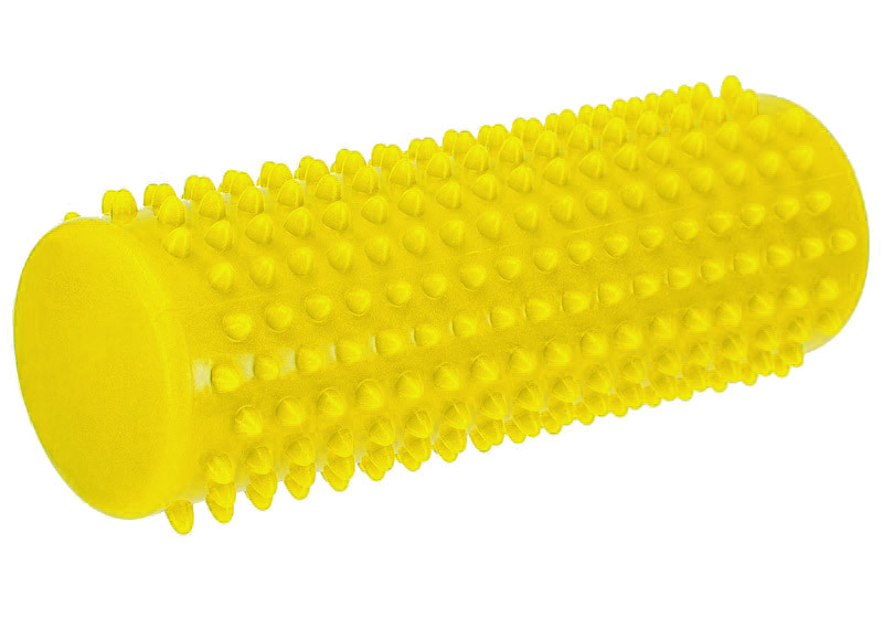 Масажний циліндр EasyFit Spindle з шипами жовтий Коломыя - изображение 1