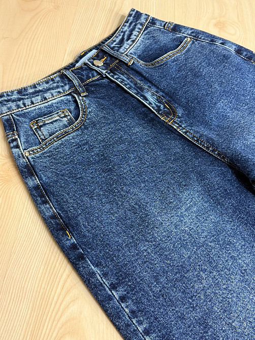 Джинси жіночі Liana 234 skater jeans широкі банани сині, синій, 29, 29, 80 см, 115 см Київ - фото 3