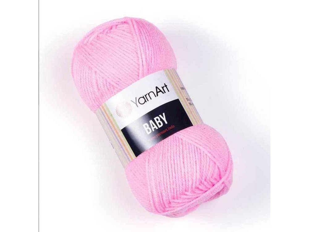 Пряжа Baby ніжно-рожевий 100% акрил 150м 50г 5шт/уп 217 ТМ YarnArt Київ - фото 1