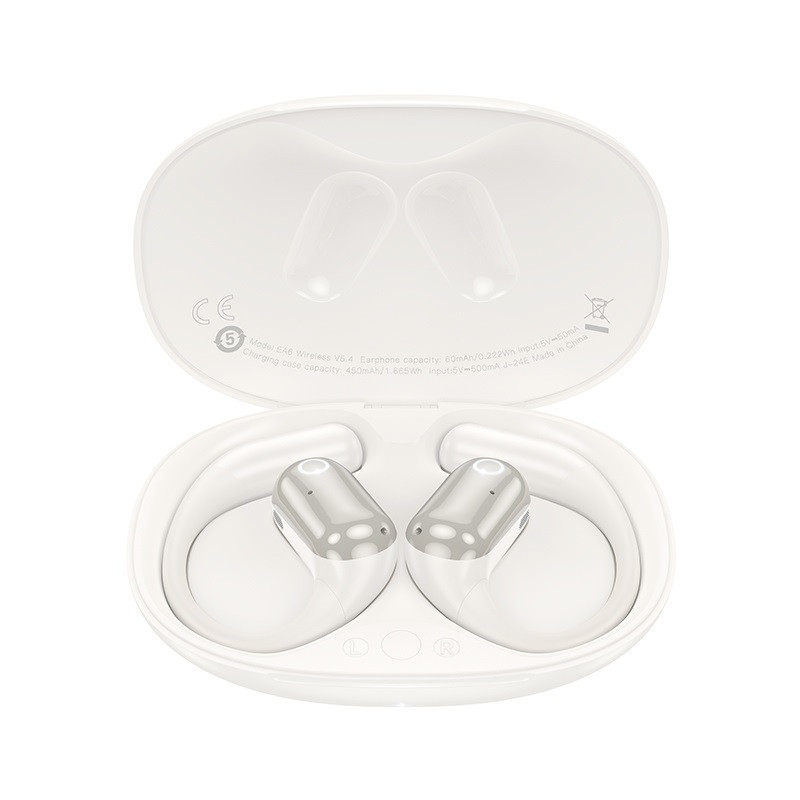 Бездротові навушники HOCO EA6 Melody Milky White Київ - фото 3