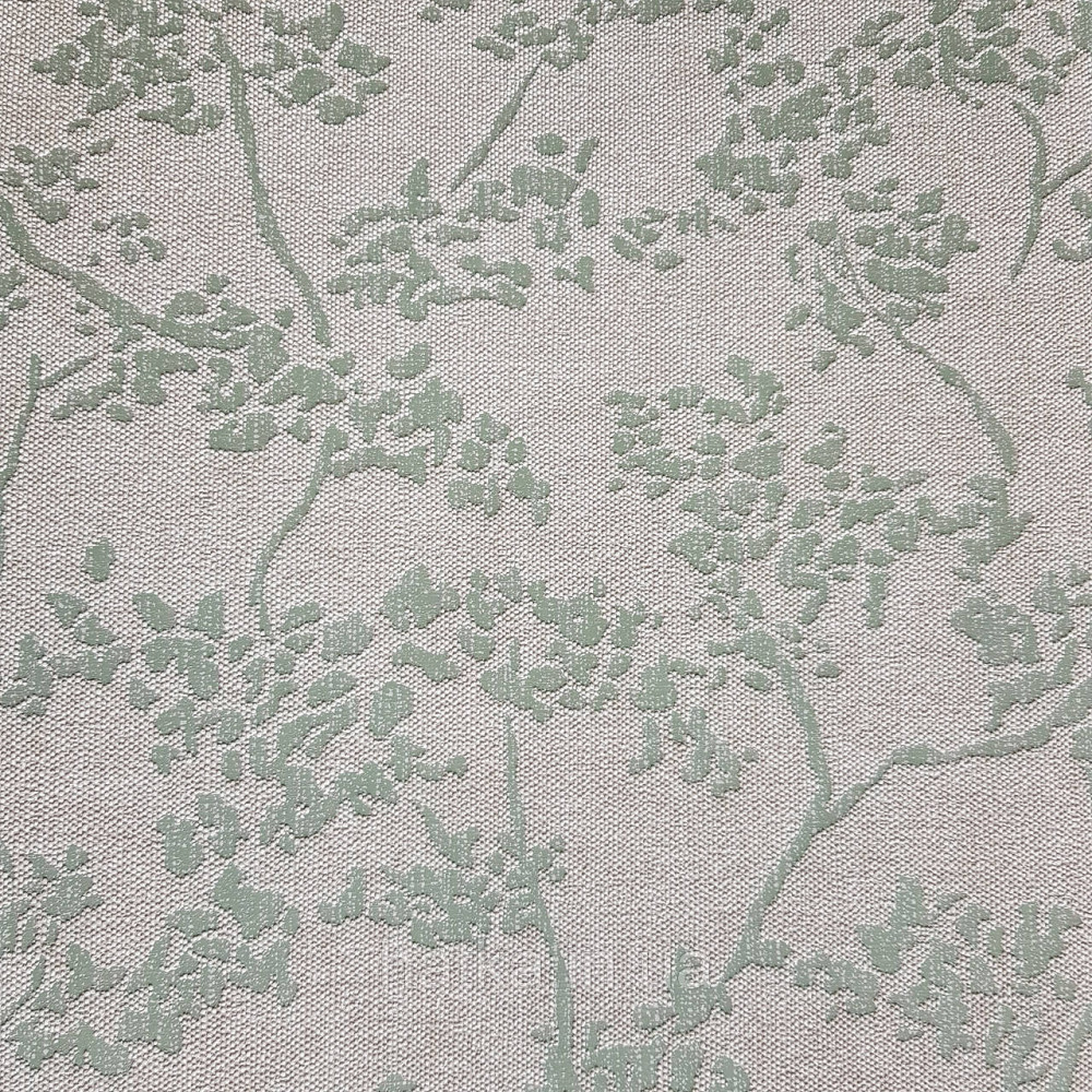 Шпалери вінілові на флізелін Marburg New Spirit Schoner Wohnen листя гілки зелені квіти на сірому Київ - фото 2