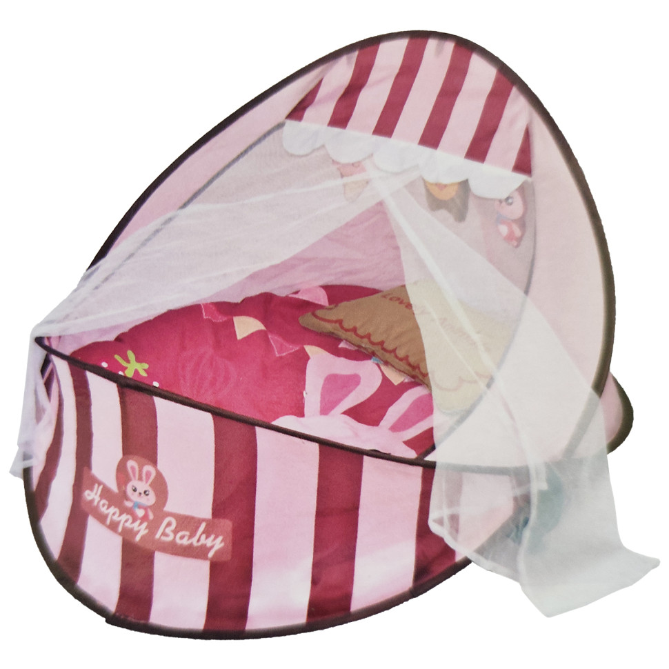 Килимок-манеж для немовляти 66526A 2в1, дуга, підвіски, грає музика  Червоний Вінниця - фото 1