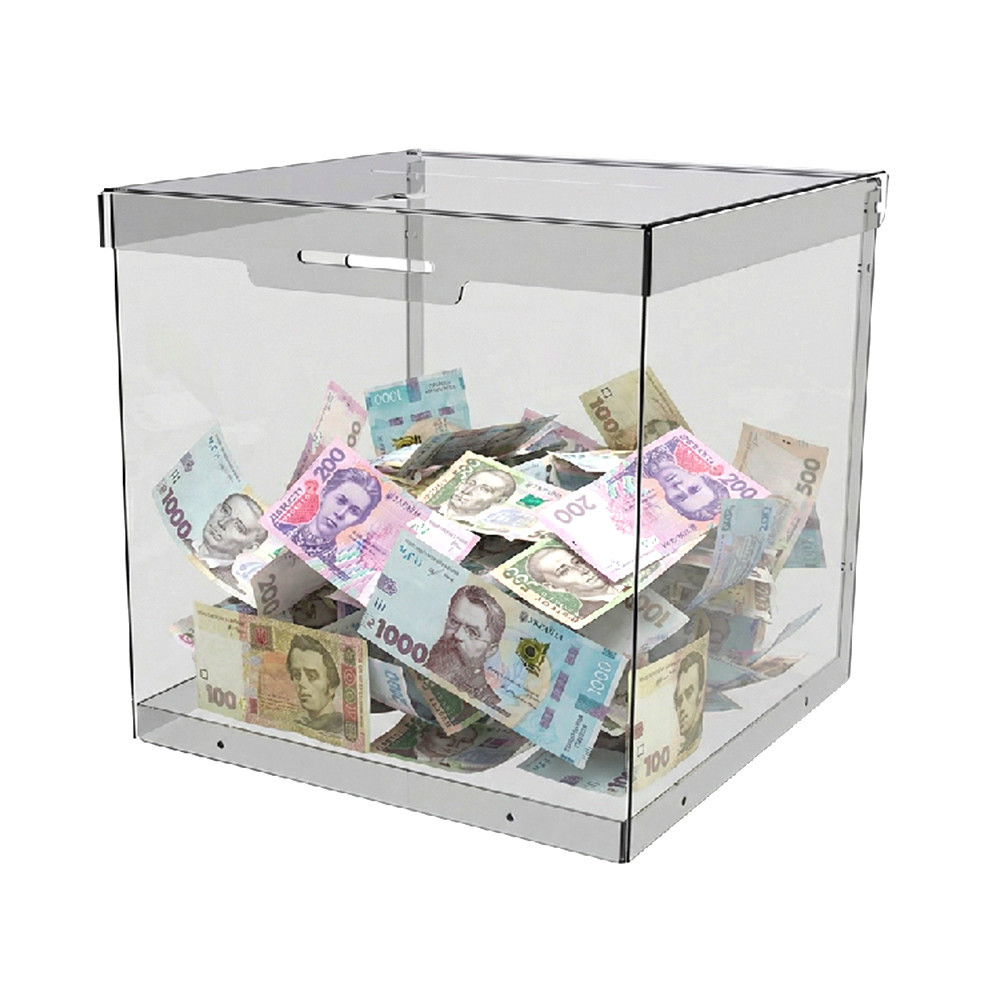 Ящик для пожертвований EKOSTAR 200х200х200 ПЭТ 1.5 мм Киев - изображение 1