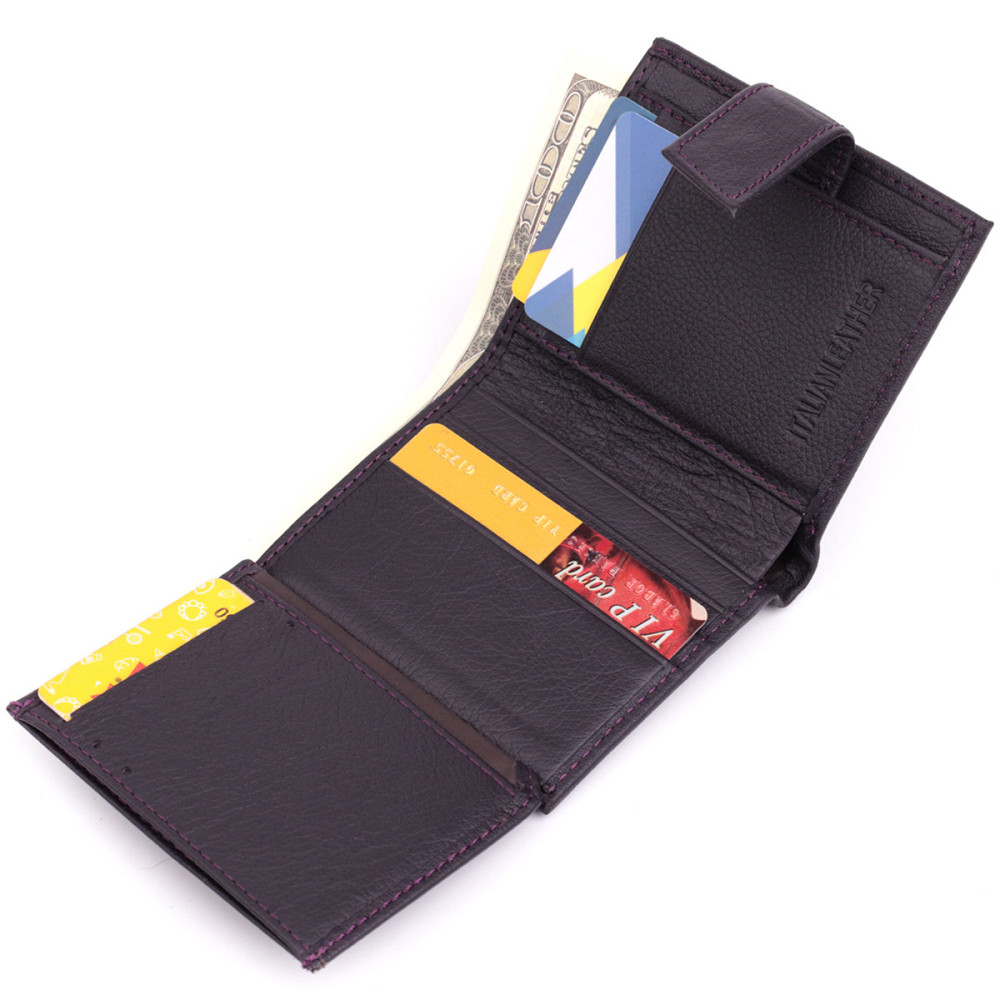 Компактный женский кошелек из натуральной кожи ST Leather 22855 Коричневый Киев - изображение 5