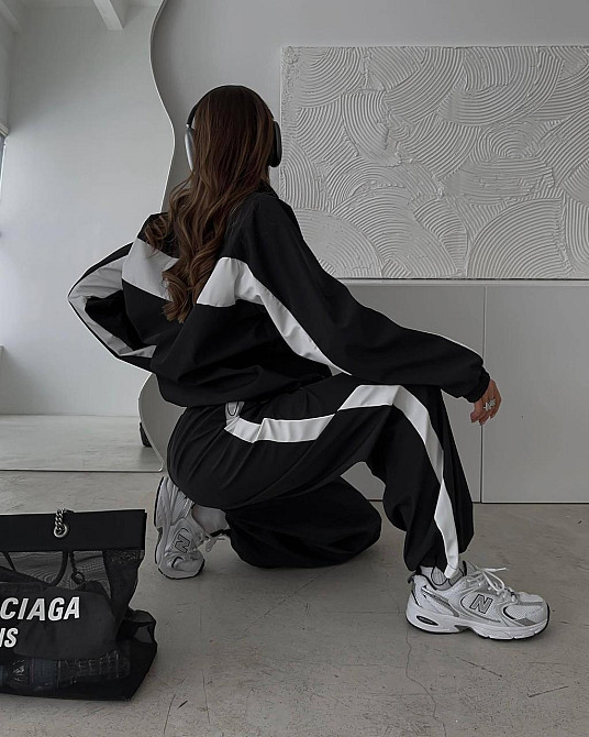 Жіночий стильний оверсайз костюм двійка  плащівка Еммі + підклад спорт Одеса - фото 10