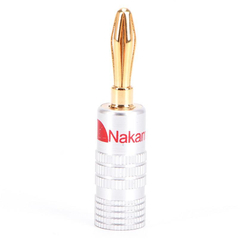 Штекер банановый Nakamichi с золотым покрытием, 4мм, пара Киев - изображение 9