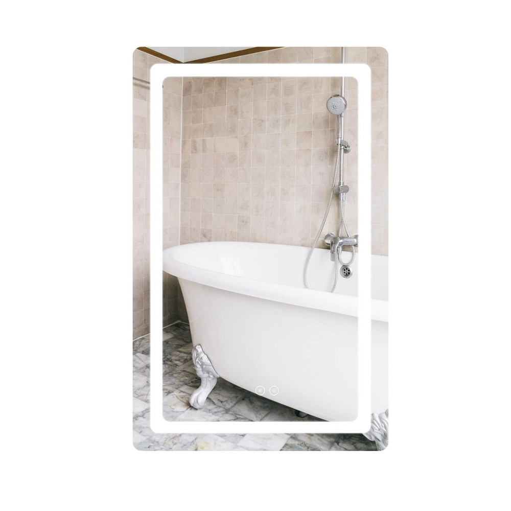 Дзеркало Qtap Mideya (DC-F911) 500х800 з LED-підсвіткою Touch, з антизапотіванням, димером QT2078F911W Київ - фото 12