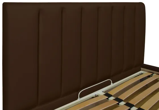 Кровать Двуспальная Sanam VIP 180 х 190 см Fly 2231 A1 С дополнительной металлической цельносварной рамой Темно-коричневый Киев