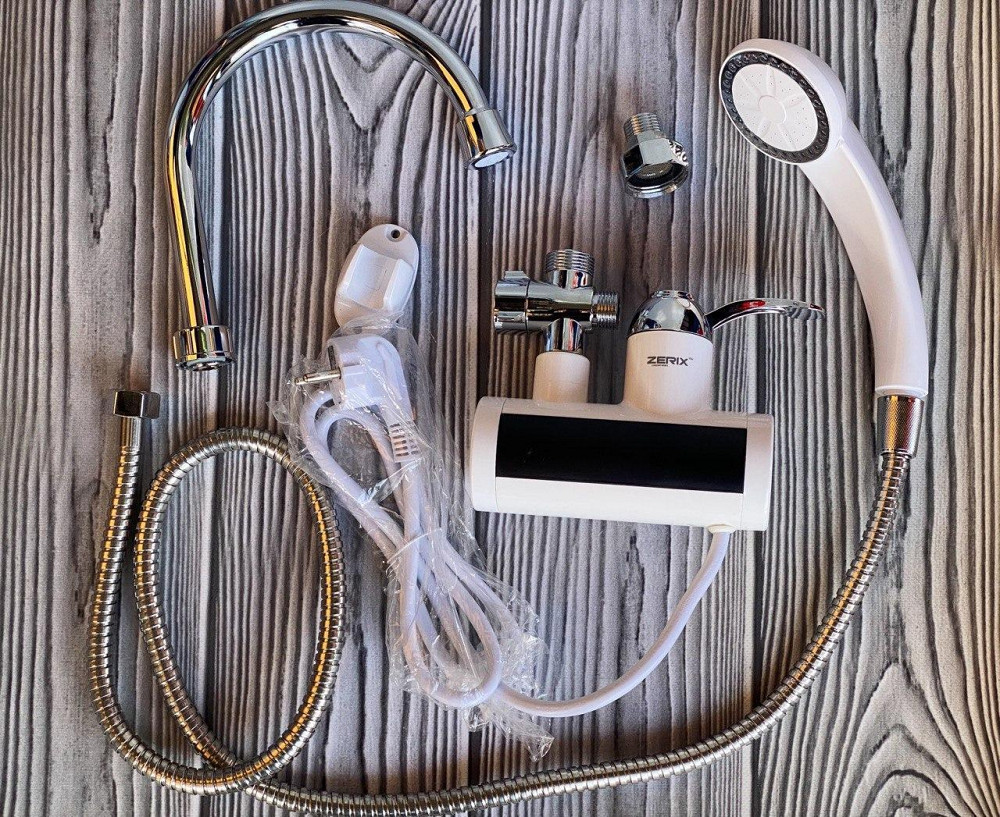 ELW 22-E Водонагреватель проточный с индикатором и воронкой ZERIX Харьков - изображение 2