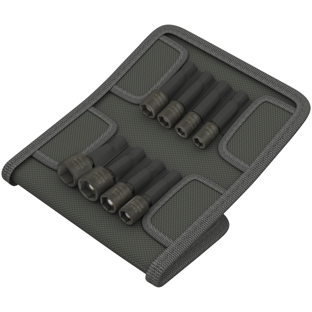 Набор бит метрических и дюймовых для кровельных саморезов, 8шт Wera 05073495001 Одесса - изображение 1