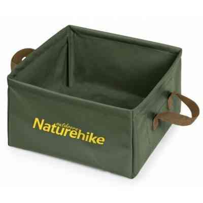 Ведро складное Naturehike Square bucket 13л Army Green NH19SJ007 (6927595739068) Винница