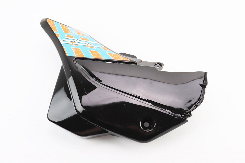 X-Road Light 200-250 пластик - бічний передній лівий, ЧОРНИЙ з помаранчевим малюнком Київ - фото 1