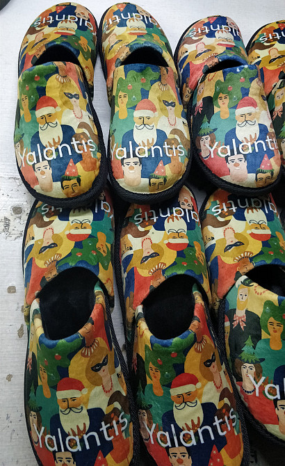 Домашние тапочки с логотипом, логотип на тапочках, вышивка на тапочках Одесса - изображение 3