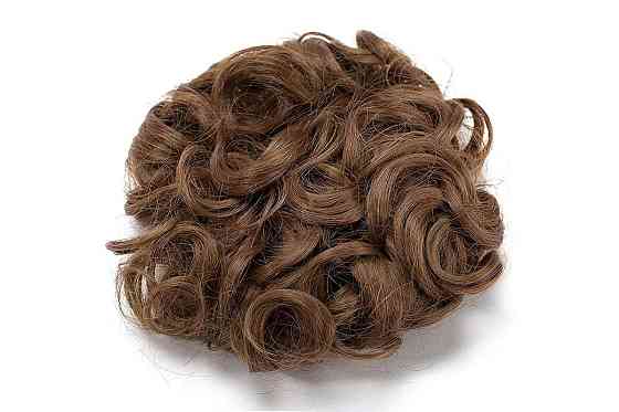 Шиньйон-хвіст Combs Hepburn світло-коричневий накладний хвіст пряме термостійке волосся 80 г Київ