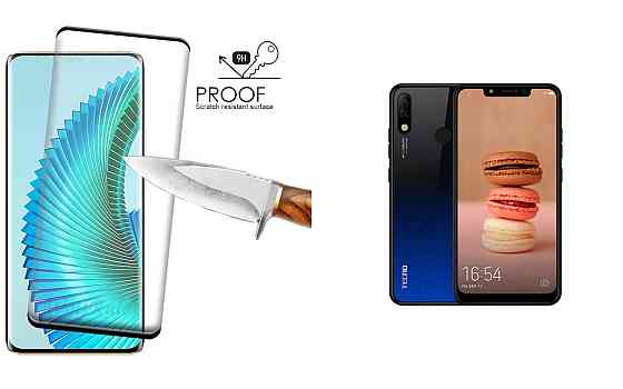 Защитное стекло HyperGlass Pro для Tecno Spark 3 Pro (KB8) – максимальная чувствительность и защита Киев