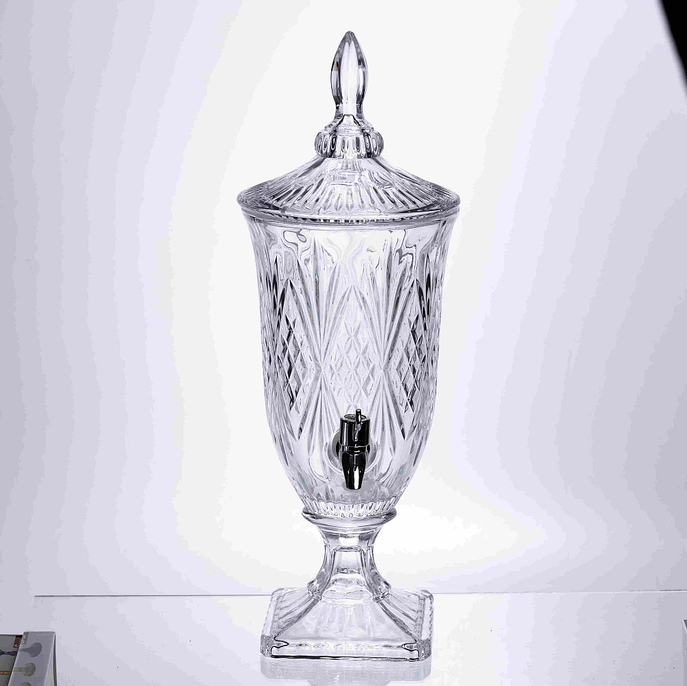 Лимонадниця Classic Crystal 2л з краном HP-19-295 глечик диспенсер для напоїв прозорий Коломия - фото 1