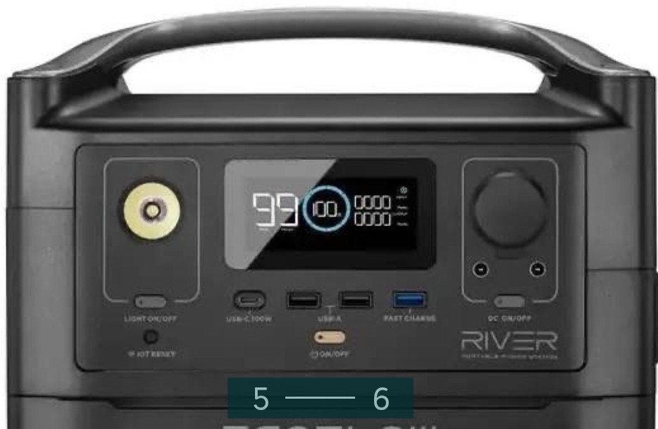 Зарядная Станция EcoFlow RIVER MAX 576 Ват Харьков - изображение 2