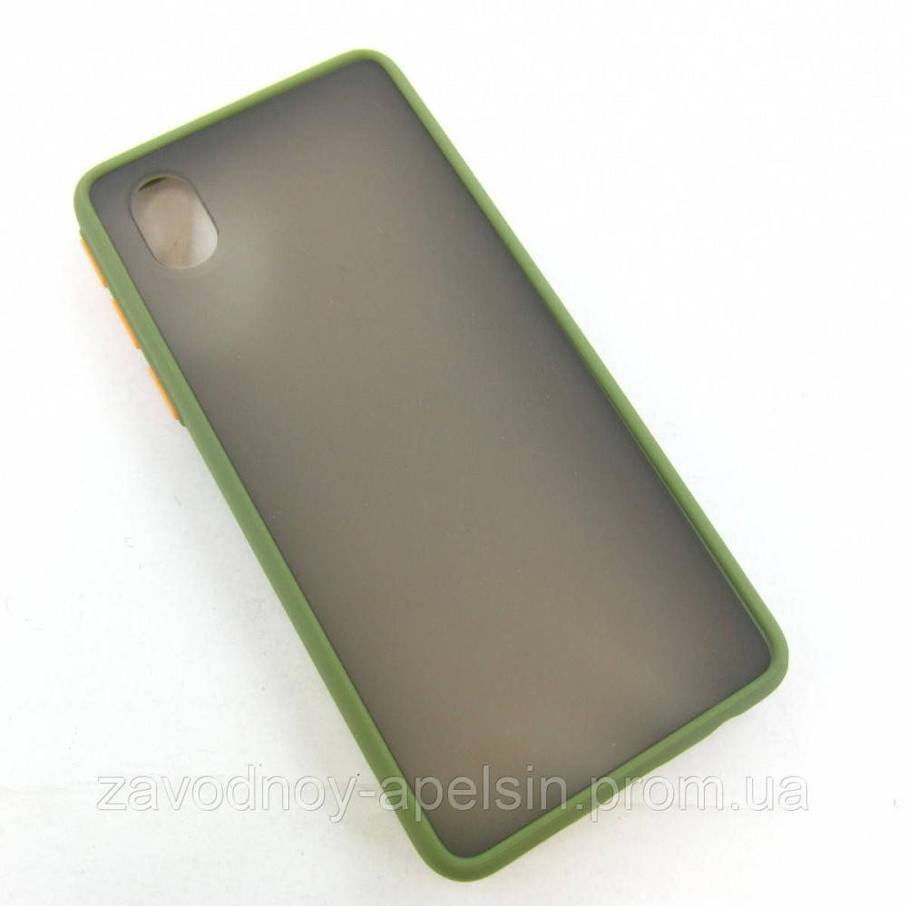 Samsung A01 core A013 Чехол матовый TPU+PC (зеленый) Одесса - изображение 1