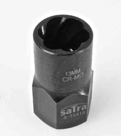 Головка ударная Cr-Mo для слизанных гаек 6-гр. 1/2 13 мм SATRA S-TSX13 Чернигов