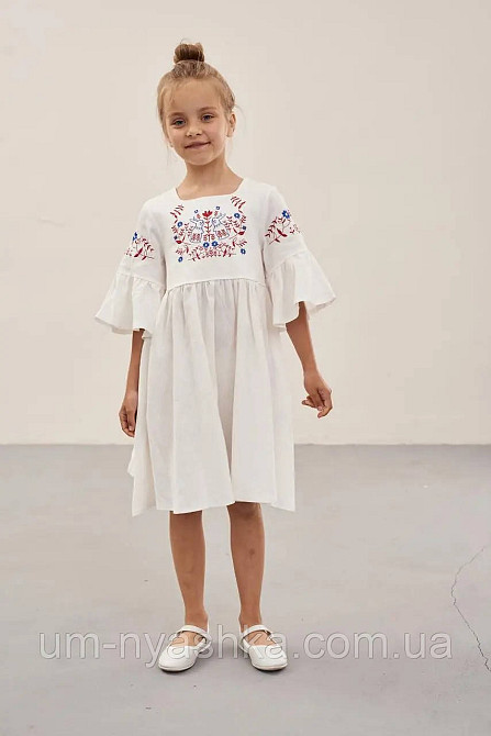 Дитяче вишите плаття "Зайчики" Кривий Ріг - фото 6