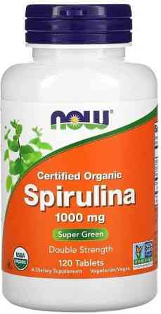 Спирулина Now Foods Spirulina 1000 мг 120 таб Киев