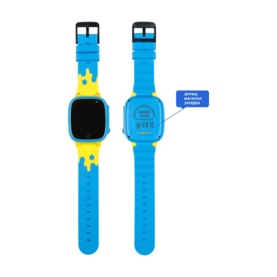 Смарт-часы Amigo GO008 GLORY GPS WIFI Blue-Yellow (976267) Винница - изображение 5