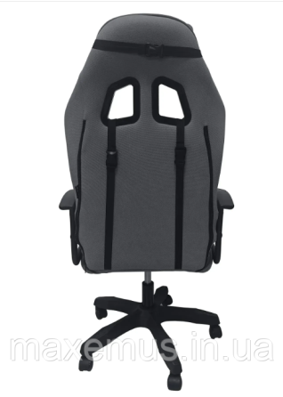 Компьютерное кресло для геймера из ткани кресло для работы за компьютером с регулировкой спинки B-944 серое Мостиска