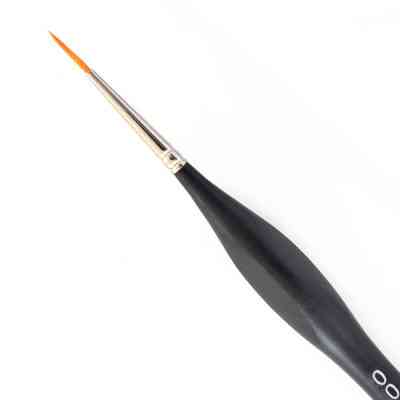 Пензлик для малювання Santi синтетика Sensation, коротка ручка з вигином, кругла, №00 (310768) Вінниця