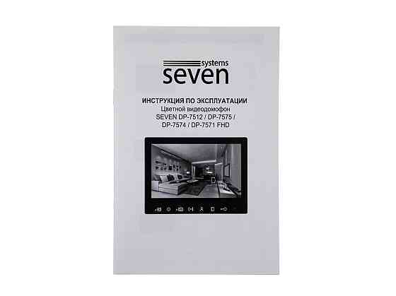 Відеодомофон 7 дюймів SEVEN DP–7571 FHD black Київ