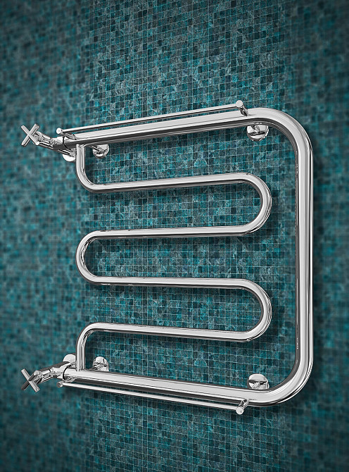 Водяной полотенцесушитель Mario INOX Фокстрот 530х570/500 Киев - изображение 2