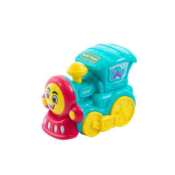 Дитяча іграшкова машинка "Паровозик" 8620_паровозик_бірюзовий Вінниця