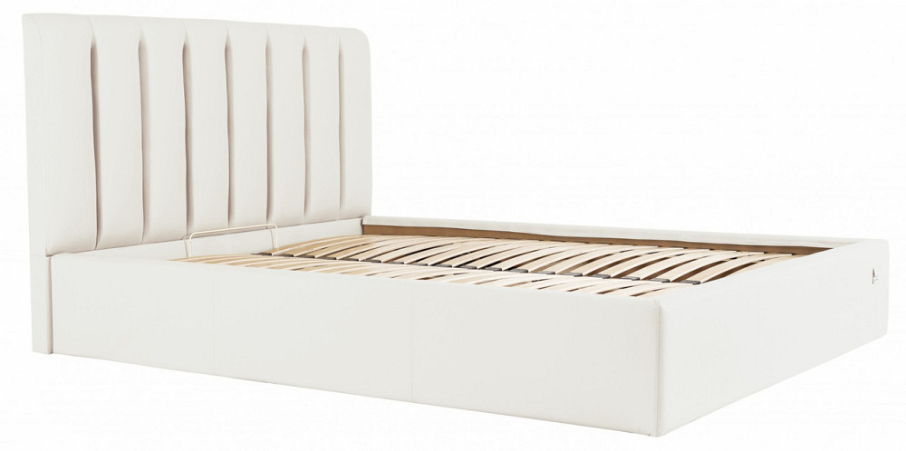 Кровать Sanam Comfort 140 х 200 см Fly 2200 С подъемным механизмом и нишей для белья Белый Днепр - изображение 13
